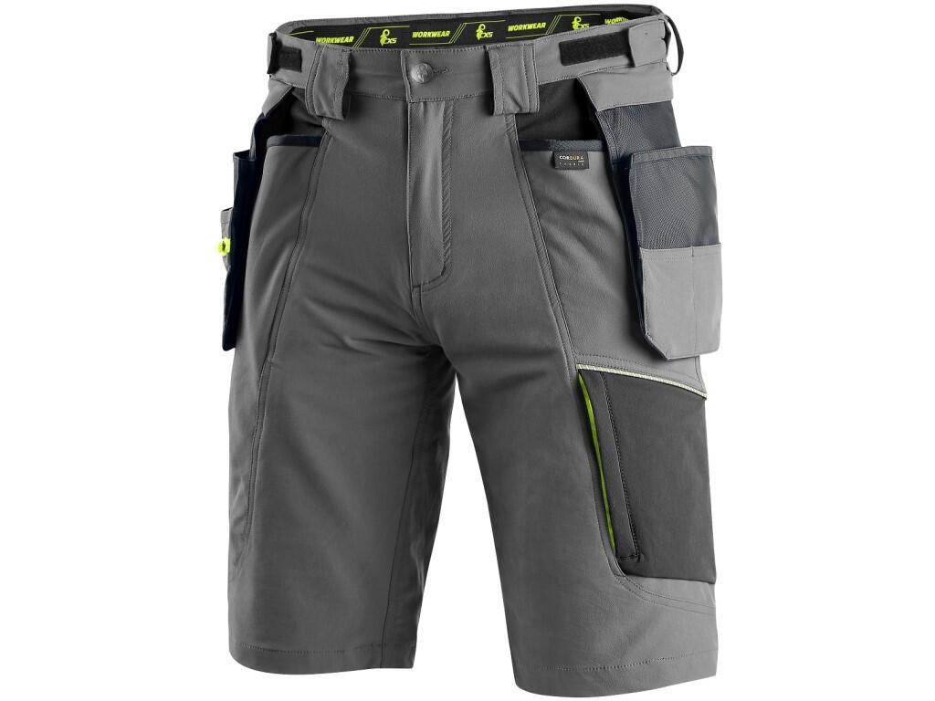 Shorts CXS NAOS men’s: Men’s working shorts with contrasting color and reflective accessories. The 4-way stretch construction allows material to be stretched in all 4 directions a…