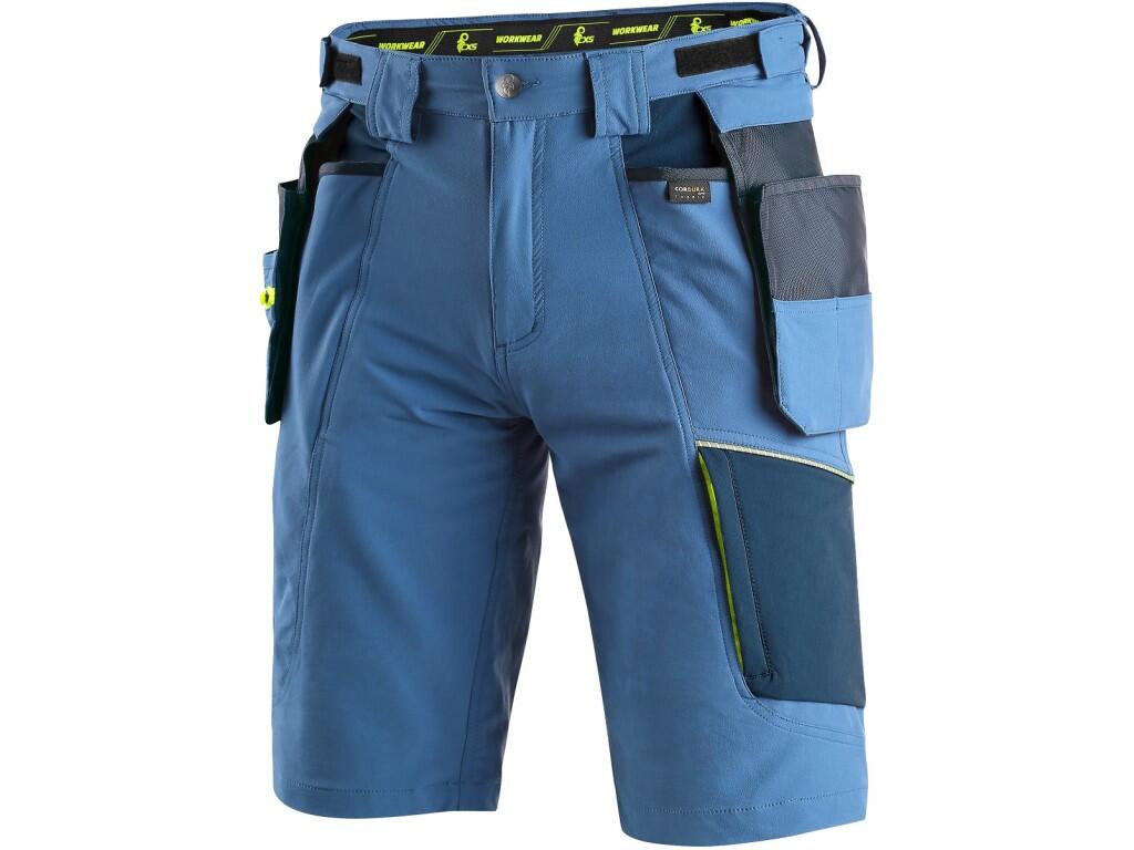 Shorts CXS NAOS men’s: Men’s working shorts with contrasting color and reflective accessories. The 4-way stretch construction allows material to be stretched in all 4 directions a…
