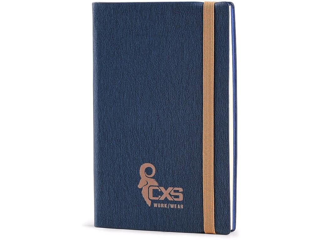 Notebook CXS blue: Softcover CXS notebook, 80 sheets, size 82 x 136 mm, lined.
