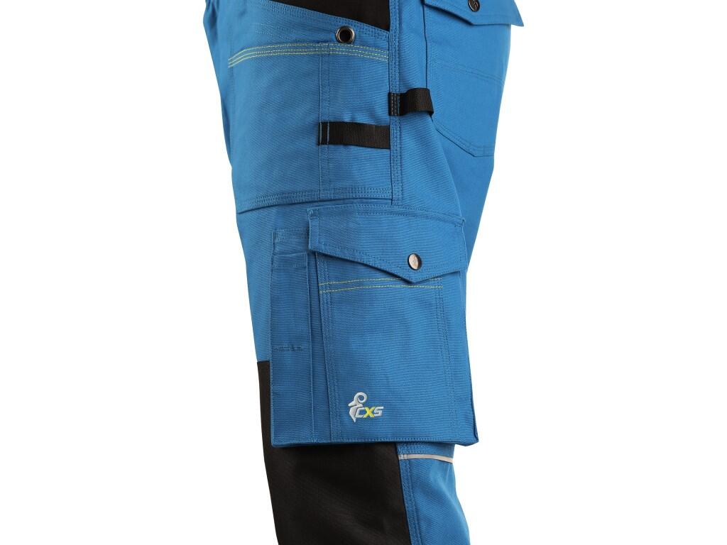 Trousers 3/4 CXS STRETCH: Men’s working 3/4 trousers, stretch fabric allowing free movement, waist with belt loops, front pockets with zipper pocket, multifunctional pockets on bo…
