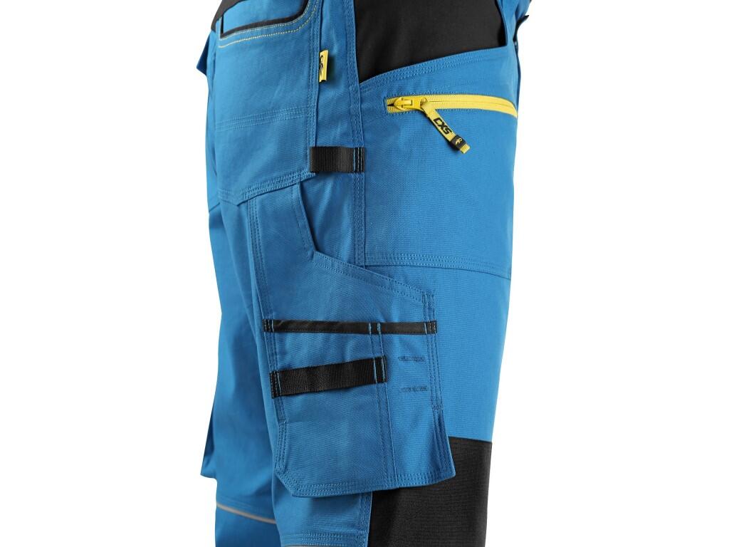 Trousers 3/4 CXS STRETCH: Men’s working 3/4 trousers, stretch fabric allowing free movement, waist with belt loops, front pockets with zipper pocket, multifunctional pockets on bo…