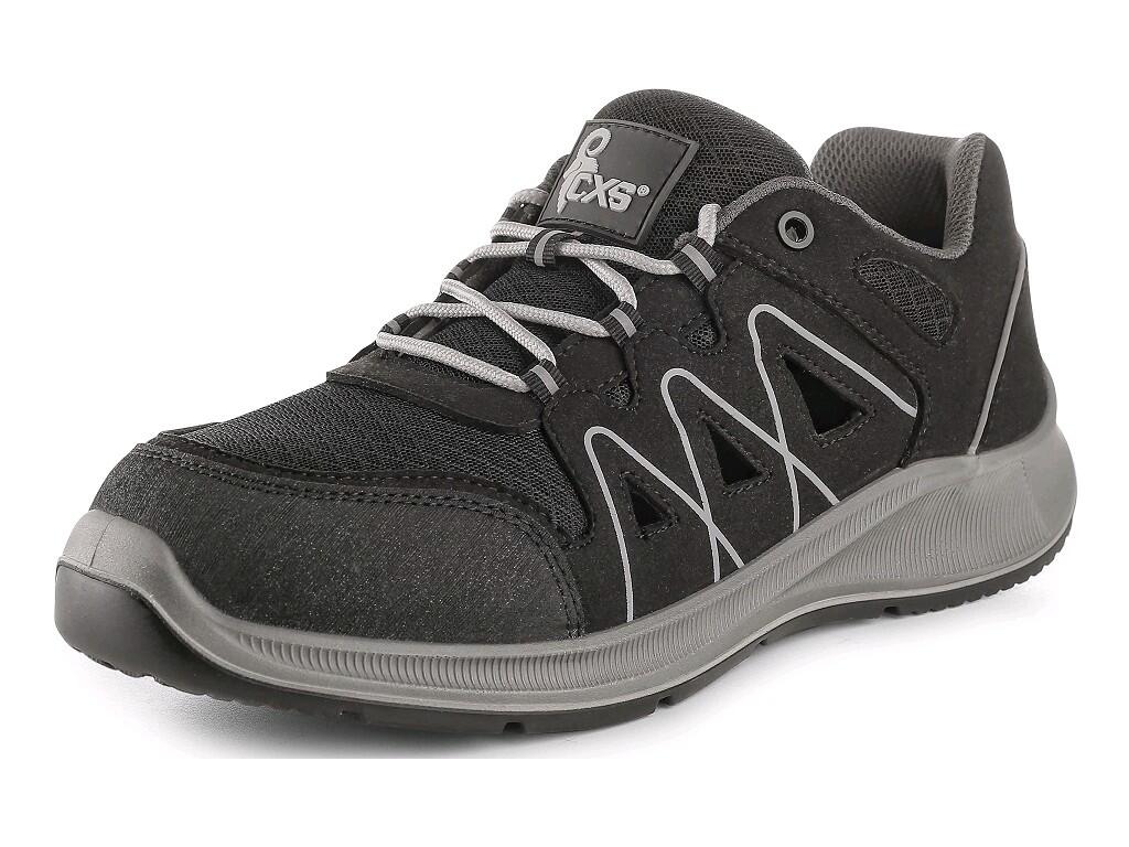 Low footwear CXS TEXLINE SAVA S1P: Low safety footwear with composite toe cap and Dyna-Flex® midsole, side vents for better breathability, reflective accessories. Material: upper…
