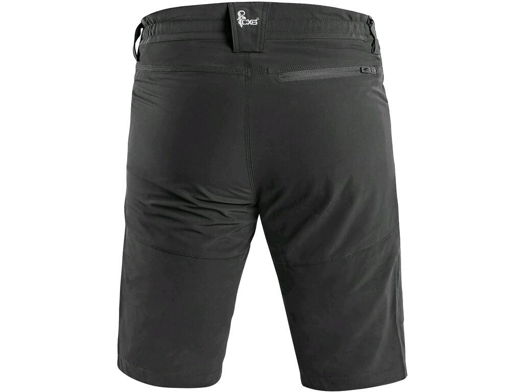 Shorts CXS DIXON: Men’s lightweight leisure shorts. Waist with side elastic bands, belt loops, 4 front pockets, back zipper pocket, reflective logo on the leg, inner waist with an…