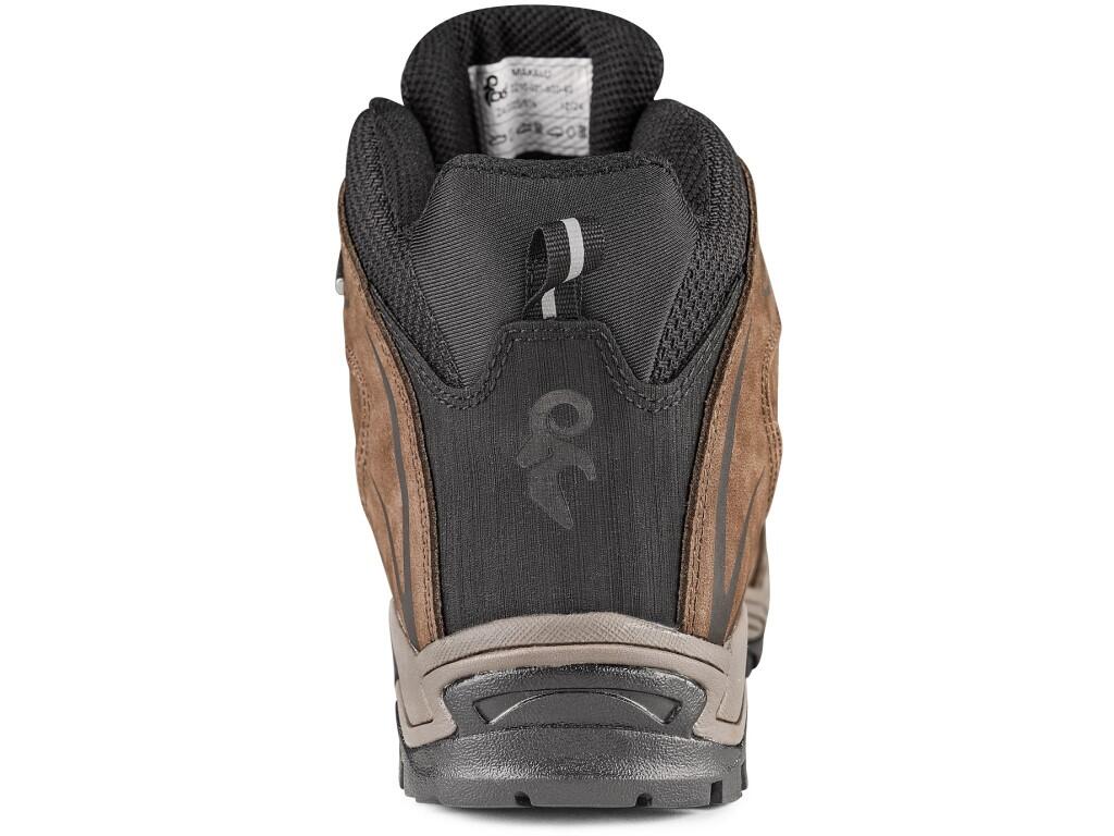 Ankle footwear CXS GO-TEX MAKALU: Leather ankle-height outdoor shoes. The upper made of high-quality full-grain leather ensures durability and long life. The toe and heel areas ar…