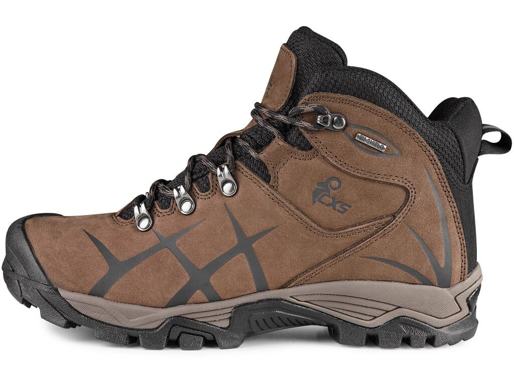 Ankle footwear CXS GO-TEX MAKALU: Leather ankle-height outdoor shoes. The upper made of high-quality full-grain leather ensures durability and long life. The toe and heel areas ar…