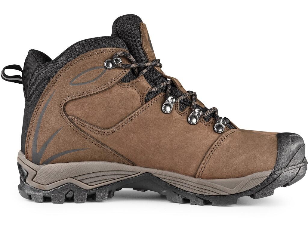 Ankle footwear CXS GO-TEX MAKALU: Leather ankle-height outdoor shoes. The upper made of high-quality full-grain leather ensures durability and long life. The toe and heel areas ar…