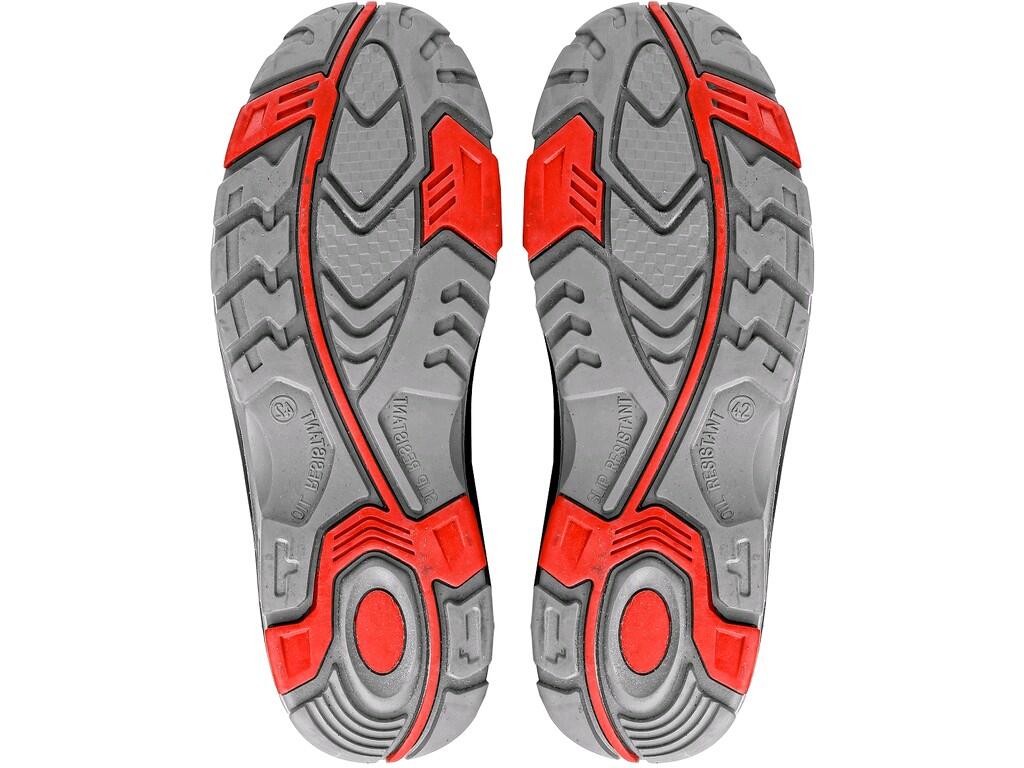 Ankle footwear CXS ROCK PEPRIT S3: Safety ankle footwear with Thinsulate insulation (grammage 200g), steel toe cap and steel midsole, PVC reflective strip. Material: upper made of…