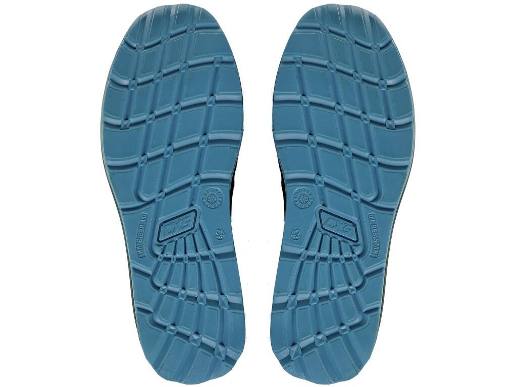 Low footwear CXS TEXLINE LOPUD S1PS: Low safety footwear with composite toe cap and Dyna-Flex® midsole, reflective accessories. Special fastening system allows quick tightening an…