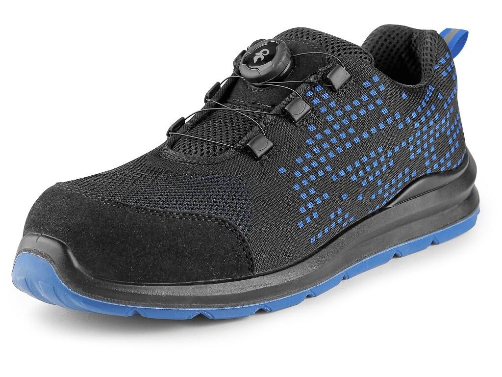 Low footwear CXS TEXLINE LOPUD S1PS: Low safety footwear with composite toe cap and Dyna-Flex® midsole, reflective accessories. Special fastening system allows quick tightening an…