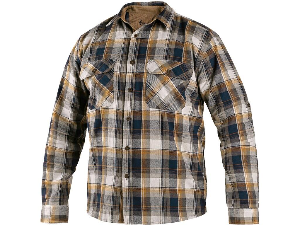 Shirt CXS TIM: Men’s flannel shirt, cuffs and pocket flaps with button, 2 chest pockets.