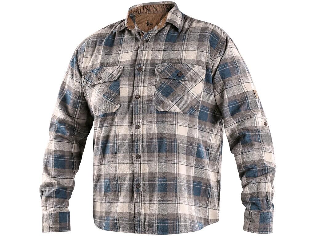 Shirt CXS TIM: Men’s flannel shirt, cuffs and pocket flaps with button, 2 chest pockets.