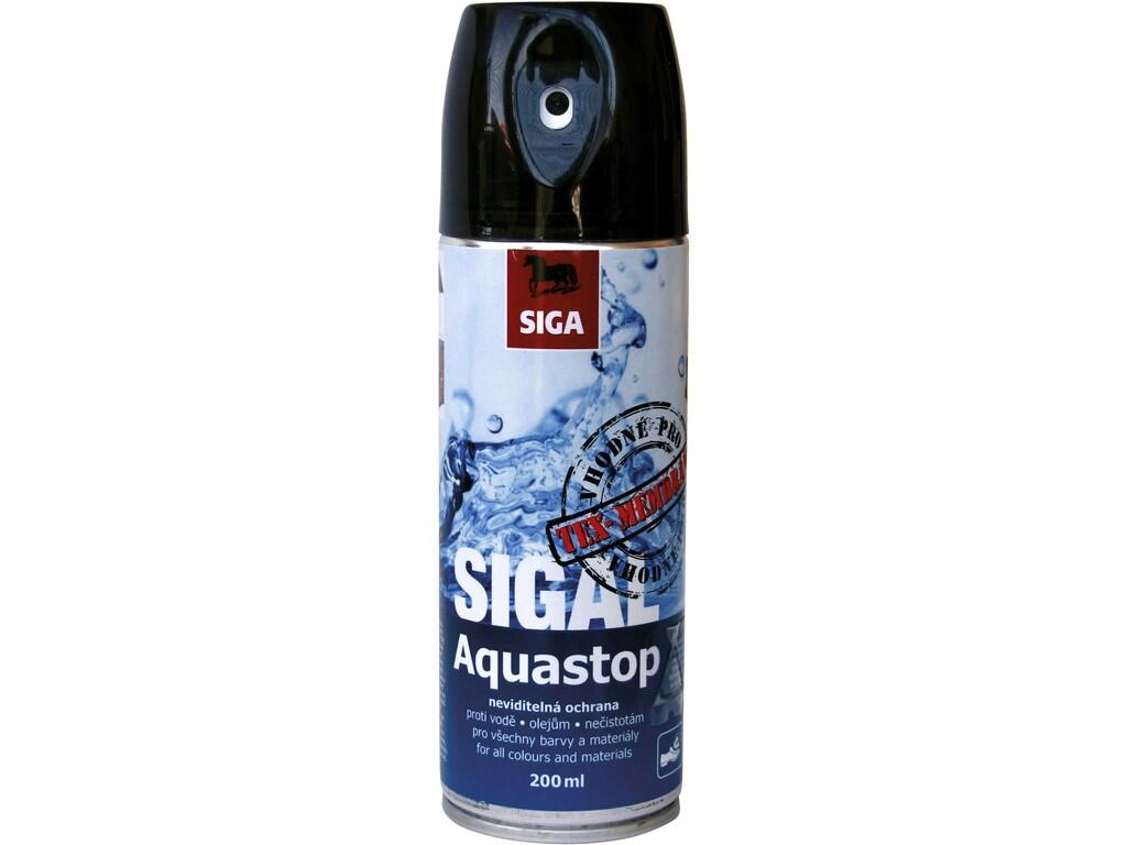 Impregnace SIGA Aquastop: Spray impregnation suitable for protecting textiles, leather, and leather products against moisture, dust, and oily substances. Can be used on smooth and…