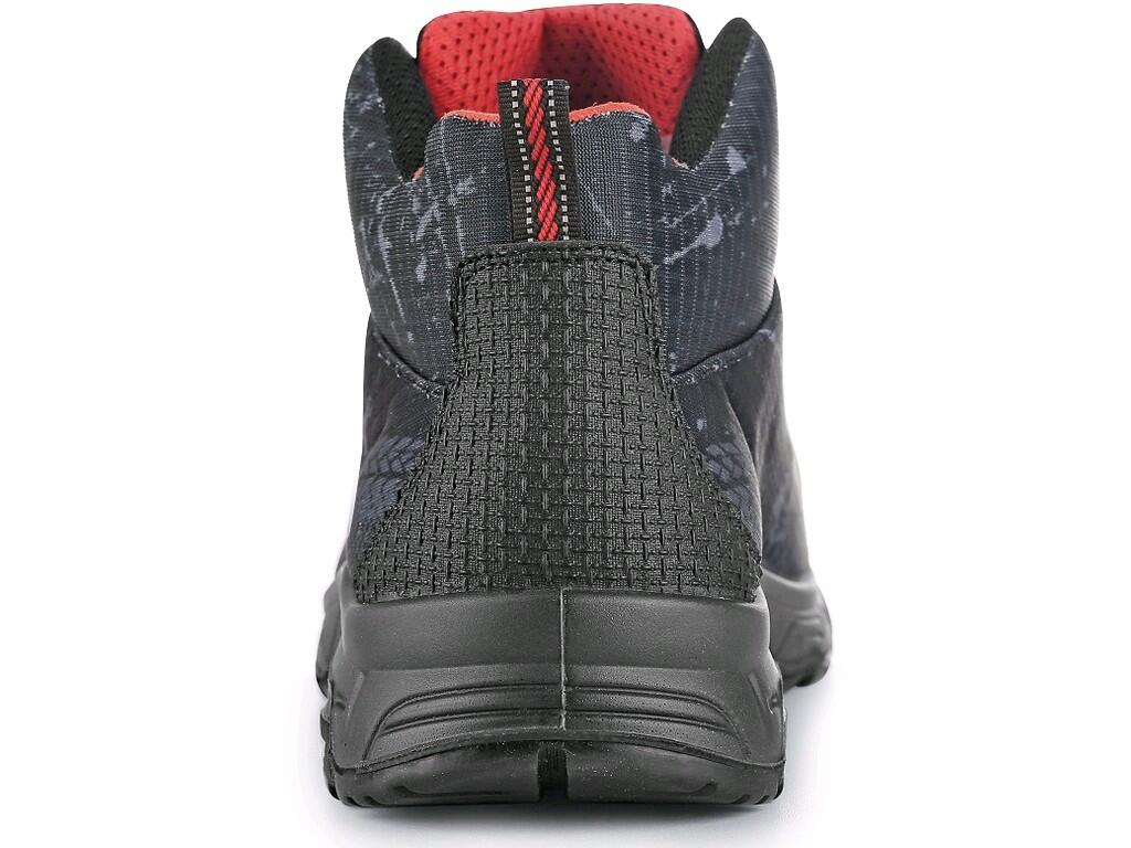 Ankle footwear CXS MICHELIN BRENTA O2: Ankle work footwear, combined, reflective accessories. Material: upper made of hydrophobic and durable 2,2mm polyester, the outer heel is re…