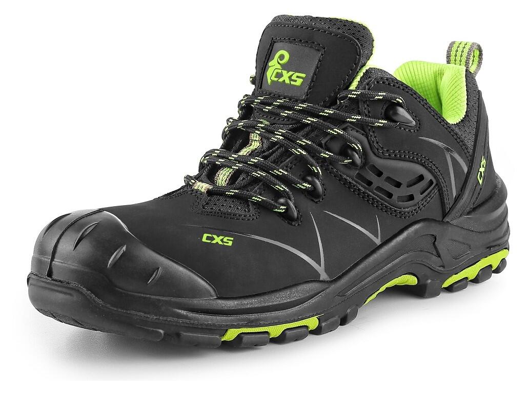 Low footwear CXS UNIVERSE CLUSTER S3: Safety low footwear, leather, with plastic toe cap and Dyna-Flex® midsole, reflective accessories. Material: upper made of 1,6 - 1,8 mm split…