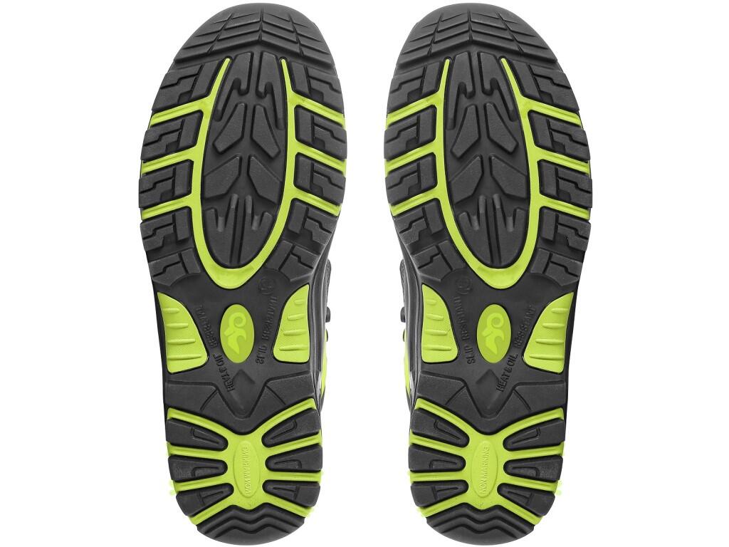 Low footwear CXS UNIVERSE CLUSTER S3: Safety low footwear, leather, with plastic toe cap and Dyna-Flex® midsole, reflective accessories. Material: upper made of 1,6 - 1,8 mm split…