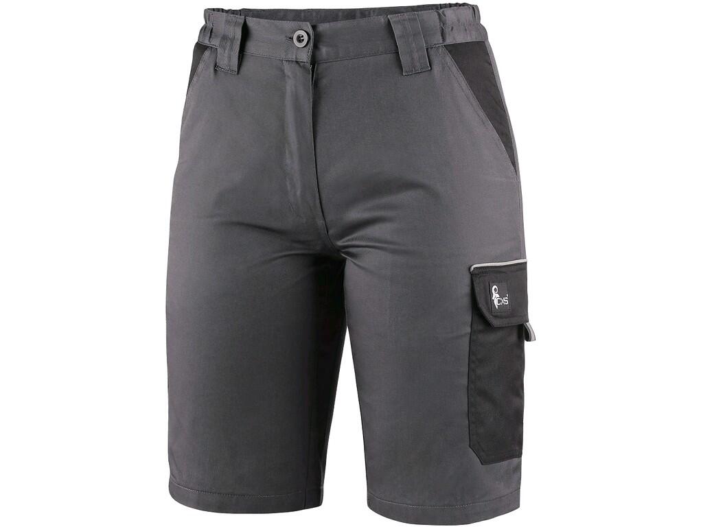 Shorts CXS PHOENIX FORTUNE: Ladies’ working shorts made of lightweight material, waist with belt loops and side elastic band, front pockets, side flap pocket, tape/folding measure…