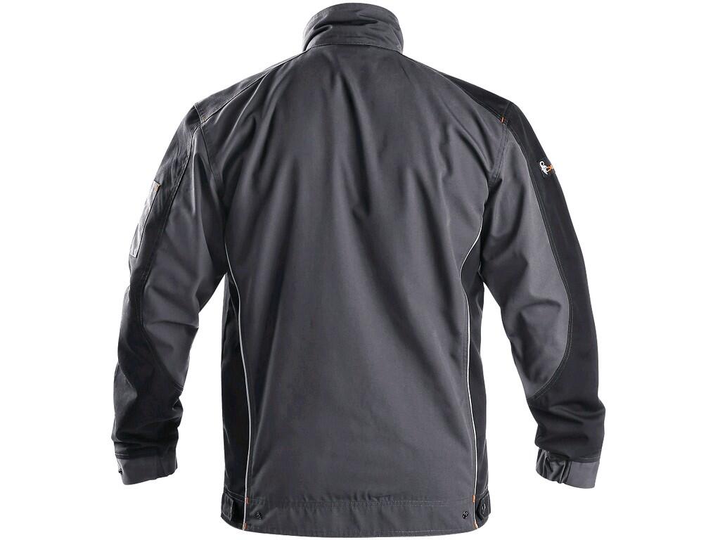 Jacket CXS SIRIUS LUCIUS: Men’s working jacket, shoulders reinforced by 600D polyester, sleeves with adjustable cuff, covered zipper fastening with snaps, multifunctional chest po…