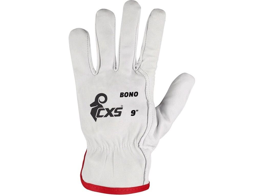 Gloves CXS BONO with blister: Gloves with rubber band on the wrist. Recommended application: logistics, light industry, hobby, construction, drivers.