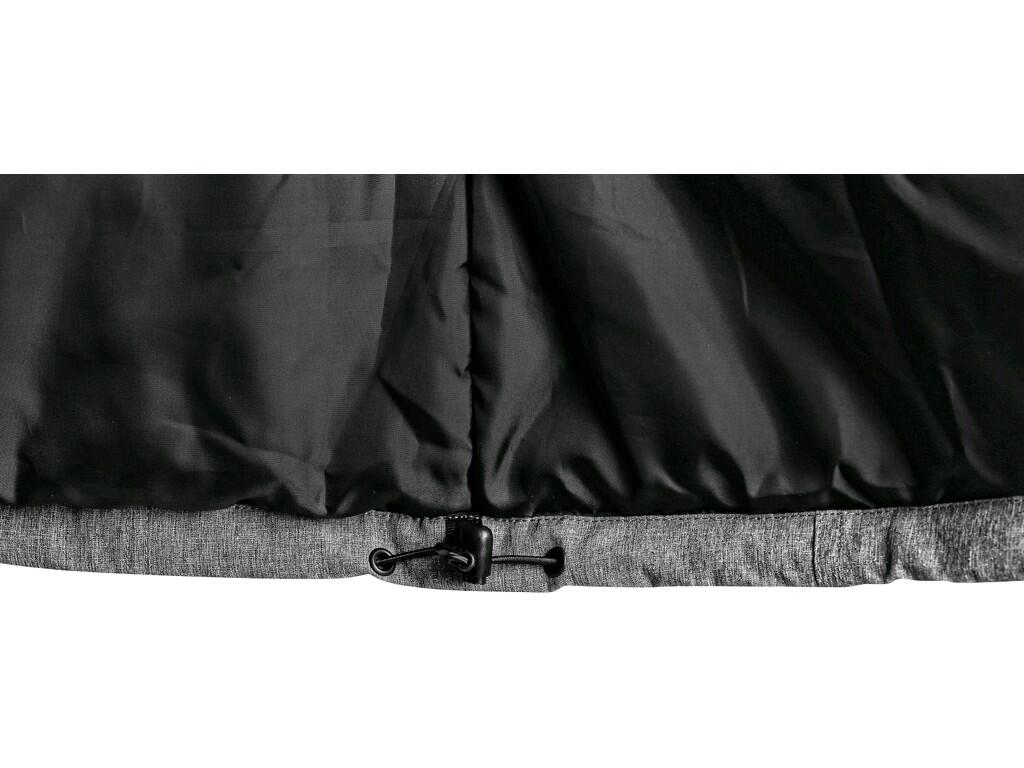 Jacket CXS ARIZONA: Ladies’ padded jacket with hood, water-resistant and windproof. The jacket has small zipper pockets and underneath there are flap pockets with reflective acces…