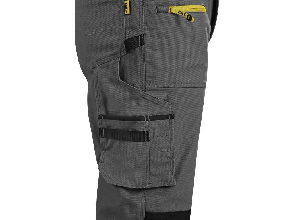 Overall CXS STRETCH: >Men’s working overall, stretch fabric allowing free movement, shoulders reinforced by 600D polyester, sleeves with adjustable cuff, flap pocket on the left s…