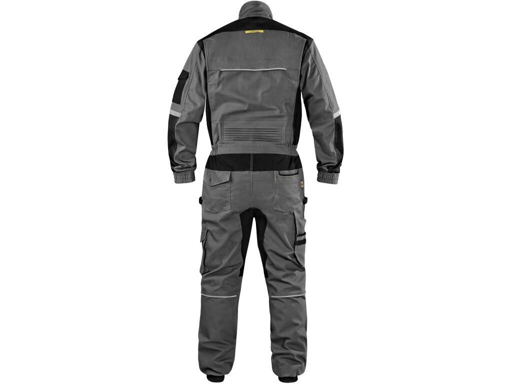 Overall CXS STRETCH: >Men’s working overall, stretch fabric allowing free movement, shoulders reinforced by 600D polyester, sleeves with adjustable cuff, flap pocket on the left s…