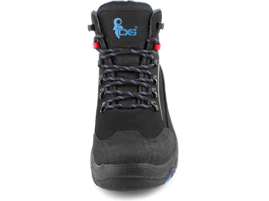 Ankle footwear CXS LAND SENJA S3S: >High cut safety footwear with composite toe cap and textile antipenetrating insole, reflective accessories. Material: upper made of 1,8 - 2 mm…