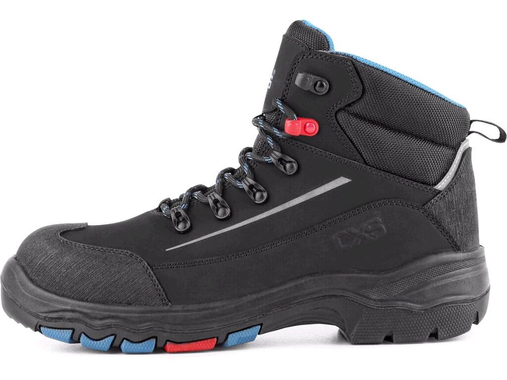 Ankle footwear CXS LAND SENJA S3S: >High cut safety footwear with composite toe cap and textile antipenetrating insole, reflective accessories. Material: upper made of 1,8 - 2 mm…
