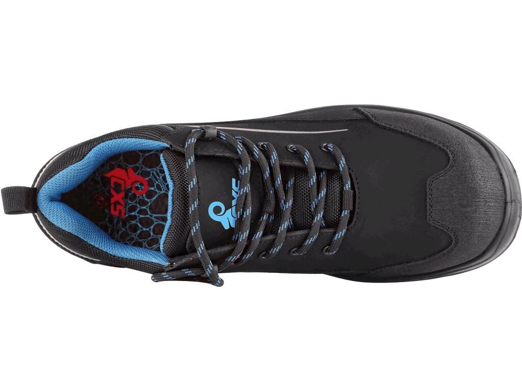 Low footwear CXS LAND FYN S3S: >Low cut safety footwear with composite toe cap and textile antipenetrating insole, reflective accessories. Material: upper made of 1,8 - 2 mm hydro…