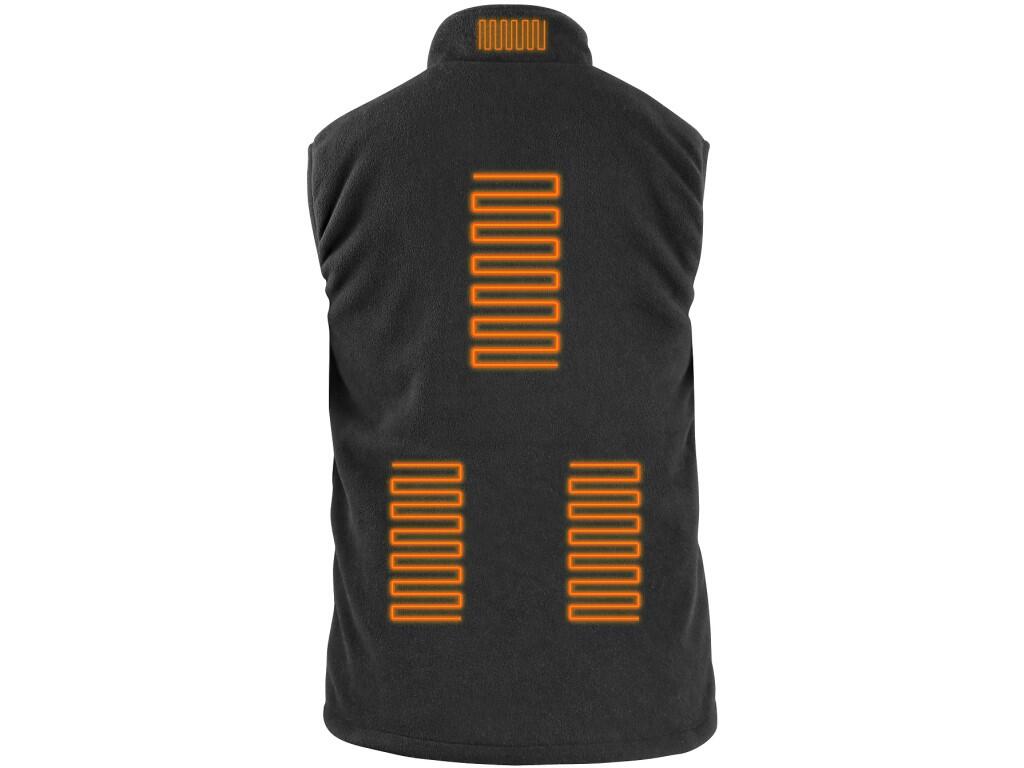 Vest CXS ANTARKTIDA: Men’s heated vest made of comfortable fleece material with anti-pilling treatment. The vest has integrated heating elements in the stomach, back and back of t…