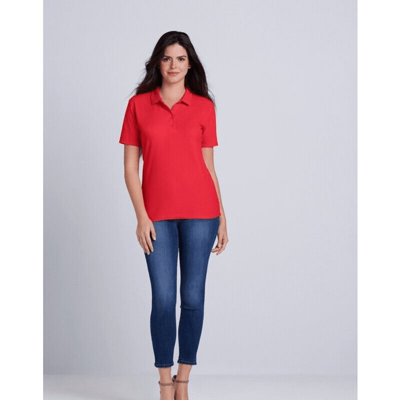 Gildan Ladies Softstyle Double Pique Polo