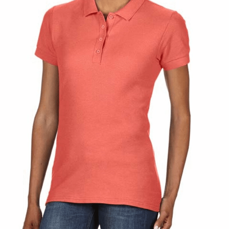Gildan Ladies Softstyle Double Pique Polo