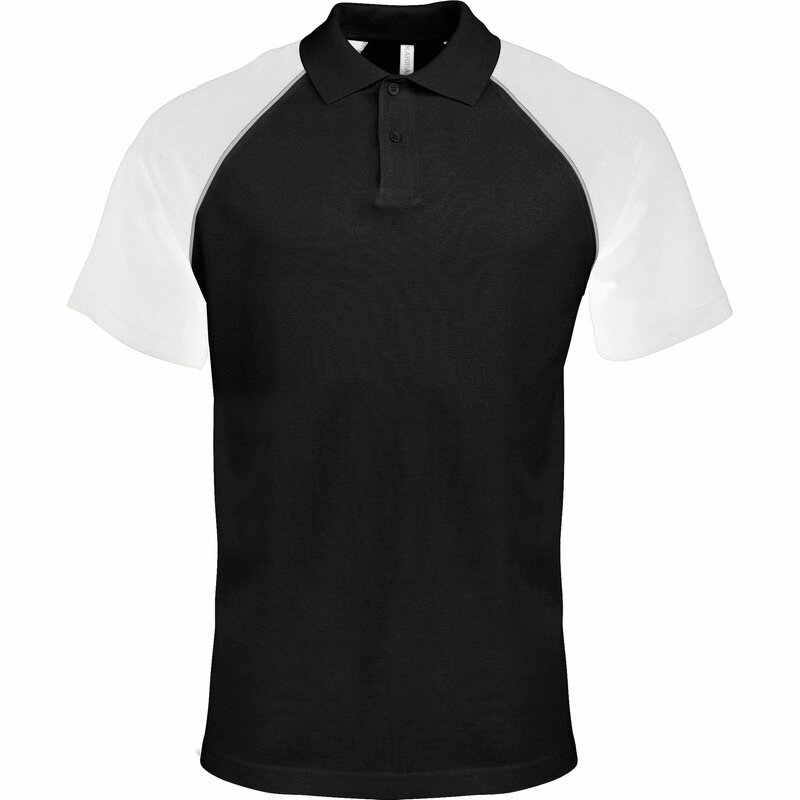 Kariban Baseball Polo Shirt