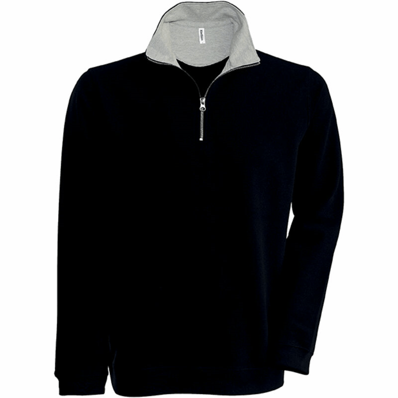 Kariban Trucker Zip Neck Pique Sweater