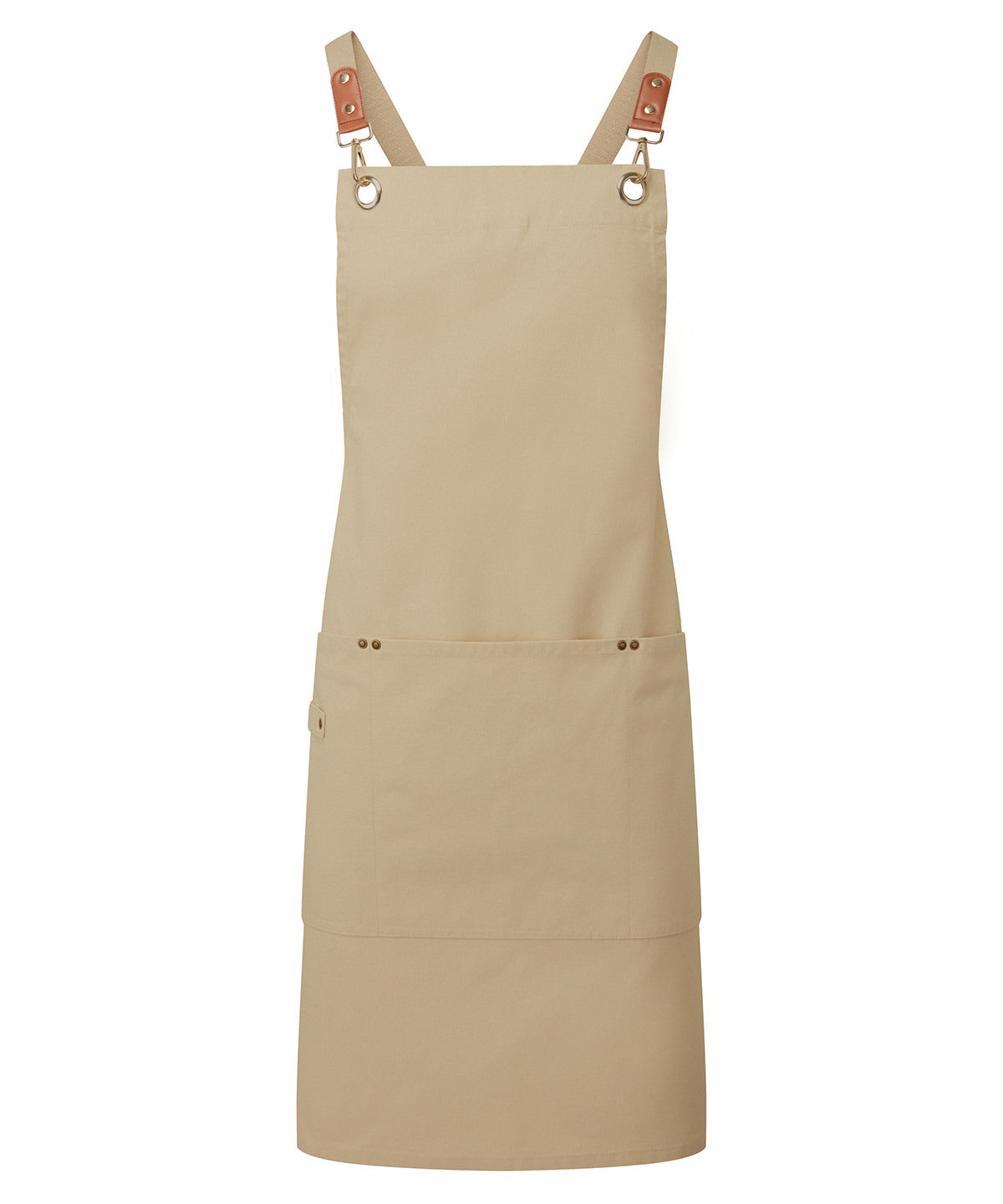 Clip n Clasp cross-back bib apron
