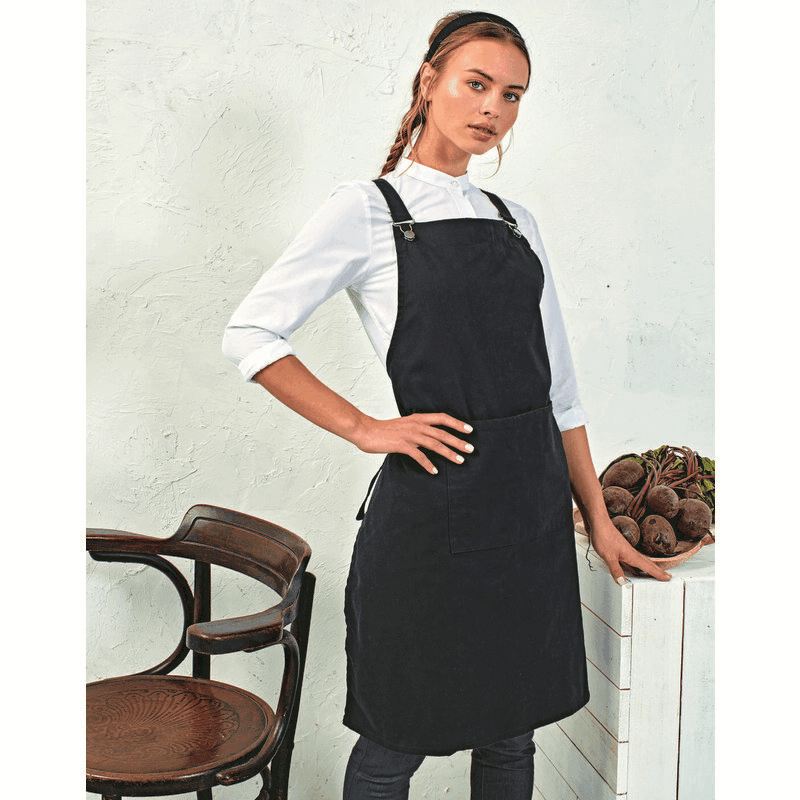 Premier Cross Back Barista Bib Apron