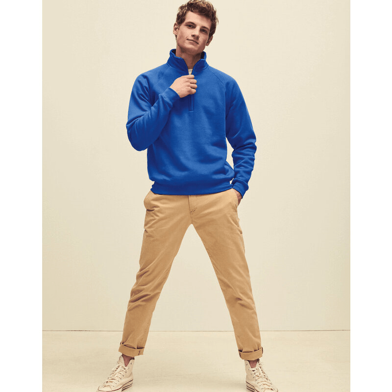 Fruit of the Loom Premium 70/30 Zip Neck Sweat