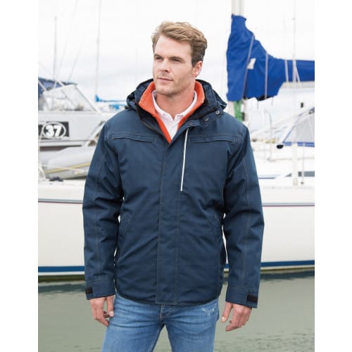 Result Work-Guard Denim Texture Rugged Jacket