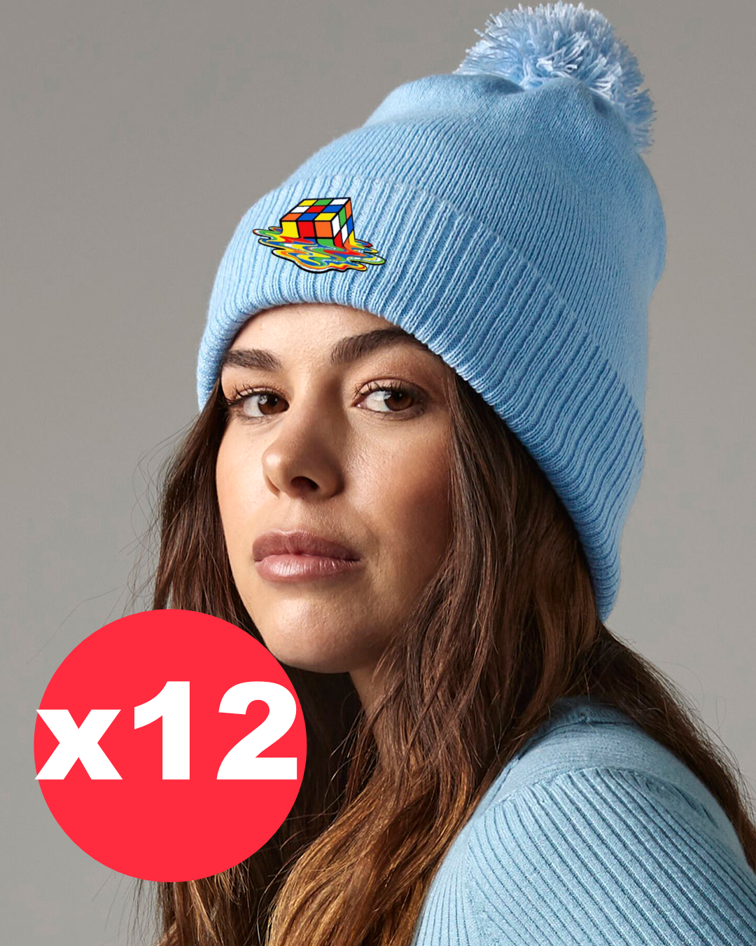 12 x Snowstar® Bobble Beanie Bundle