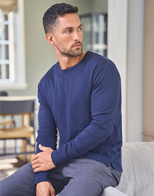 Tee Jays Mens Long Sleeve Interlock Tee