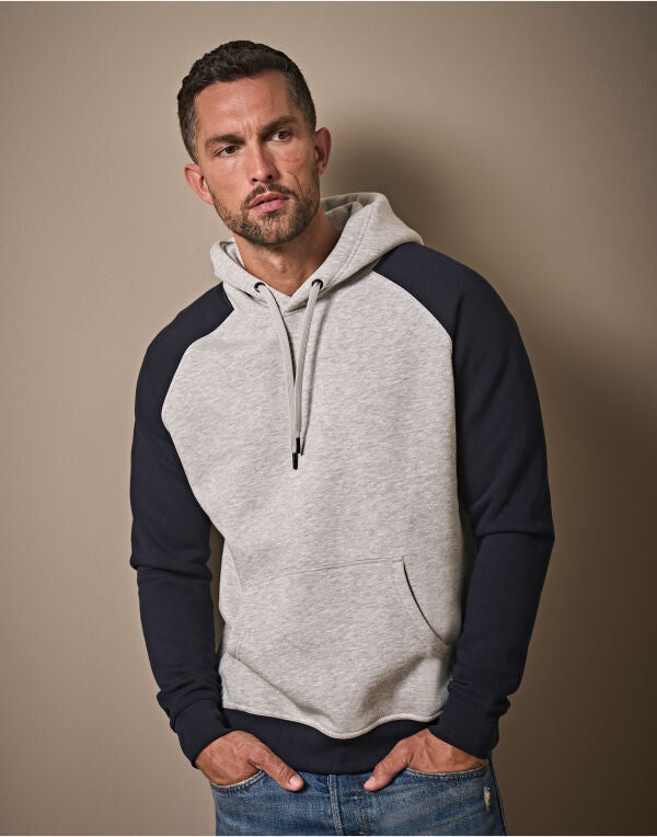 Tee Jays Mens Two-Tone Hooded Sweat