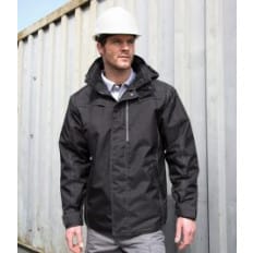 Result Work-Guard Denim Texture Rugged Jacket