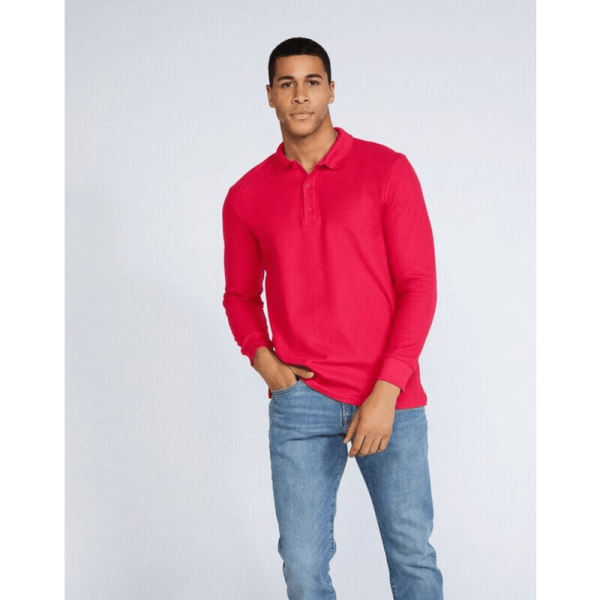 Gildan-Premium-Cotton-Adult-Long-Sleeve-Double-Pique-Polo-