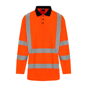 High Visibility Long Sleeve Polo